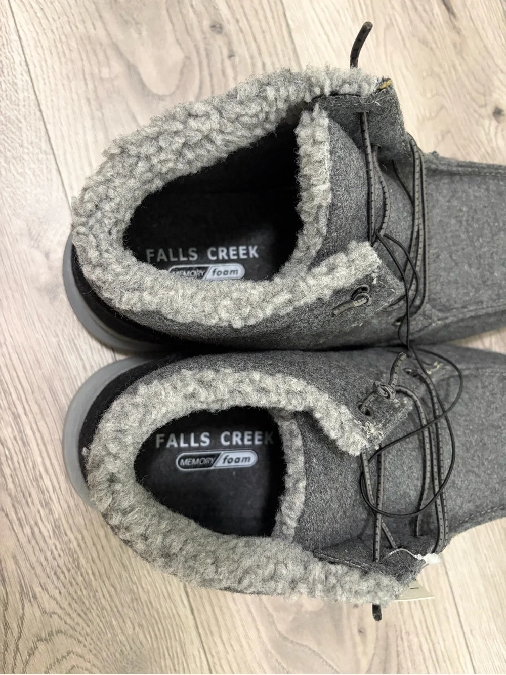 Falls Creek Men’s Gray Chukka Boots